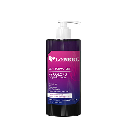 Home Use Ammonia-Free Semi-Permanent Hair Color Cream