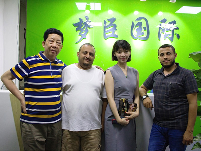 customer visit liya company